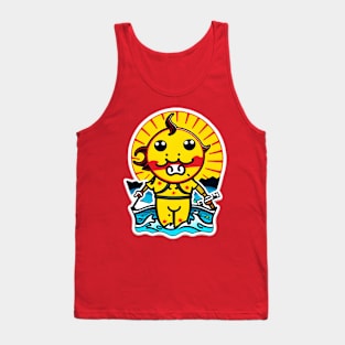 Sun Fishing Tank Top